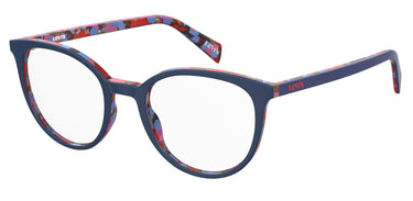 Premium Women Levi's Model Eyeglasses: LV 1019 - Blue- SpecSMART Eye Clinic (Diagonal View)